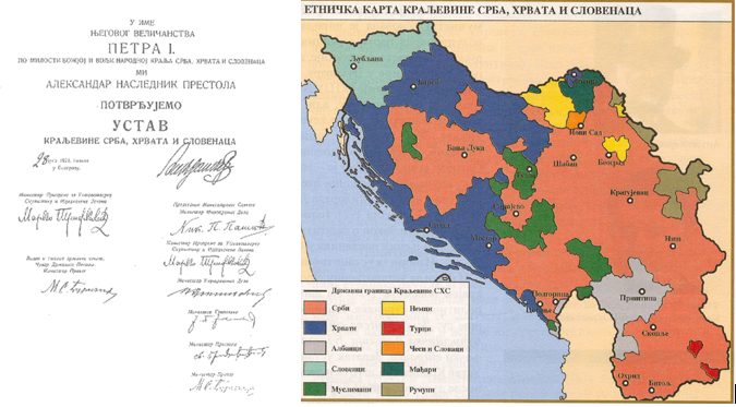 Etnička karta kraljevine SHS
